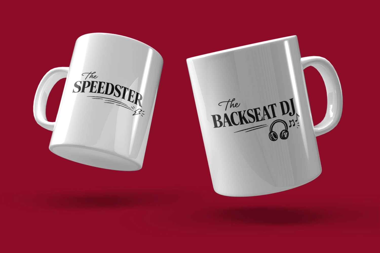 Speedster & Backseat DJ – 2’li Kupa Seti | Sevgililer Günü Özel Tasarım Kupa