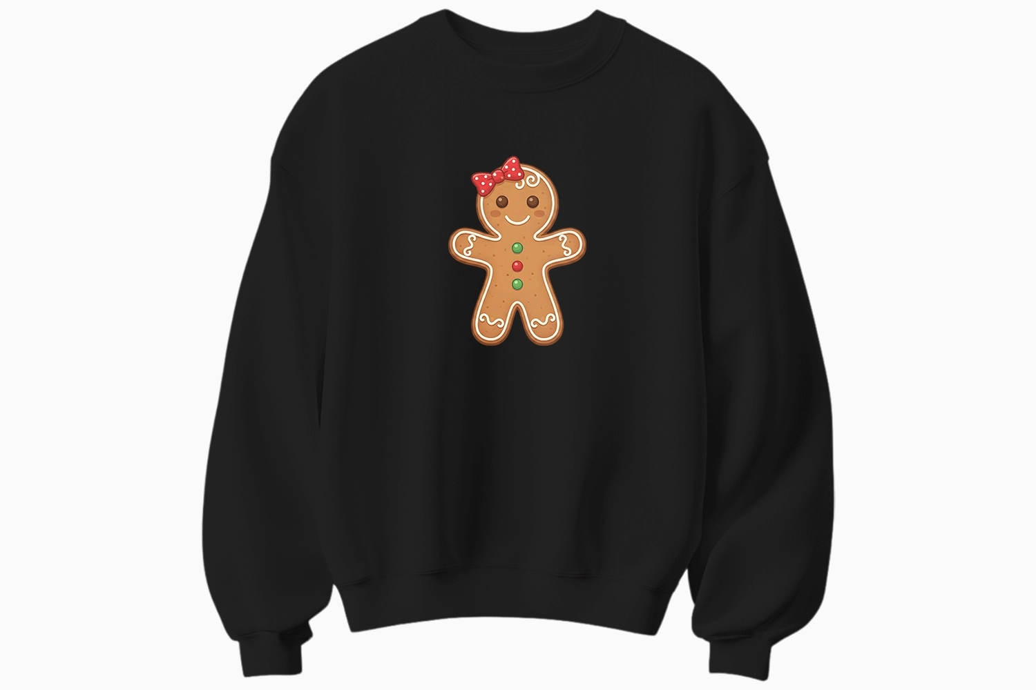 Yılbaşı Kurabiye Temalı Sweatshirt (Kadın)