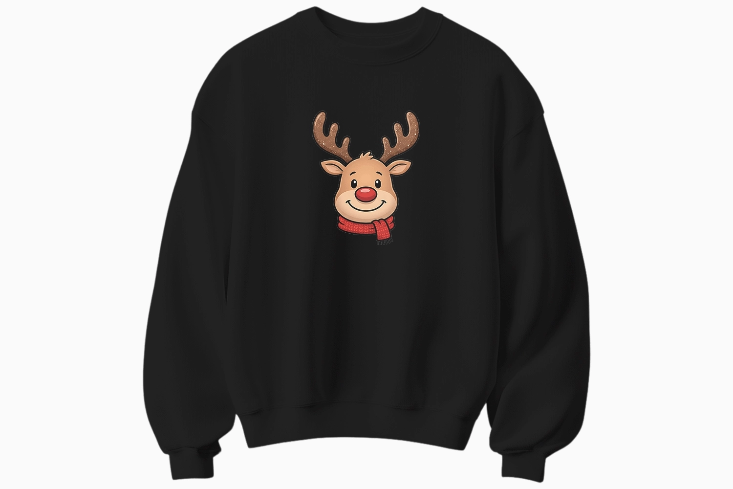  Yılbaşı Geyik Temalı Sweatshirt (Erkek)