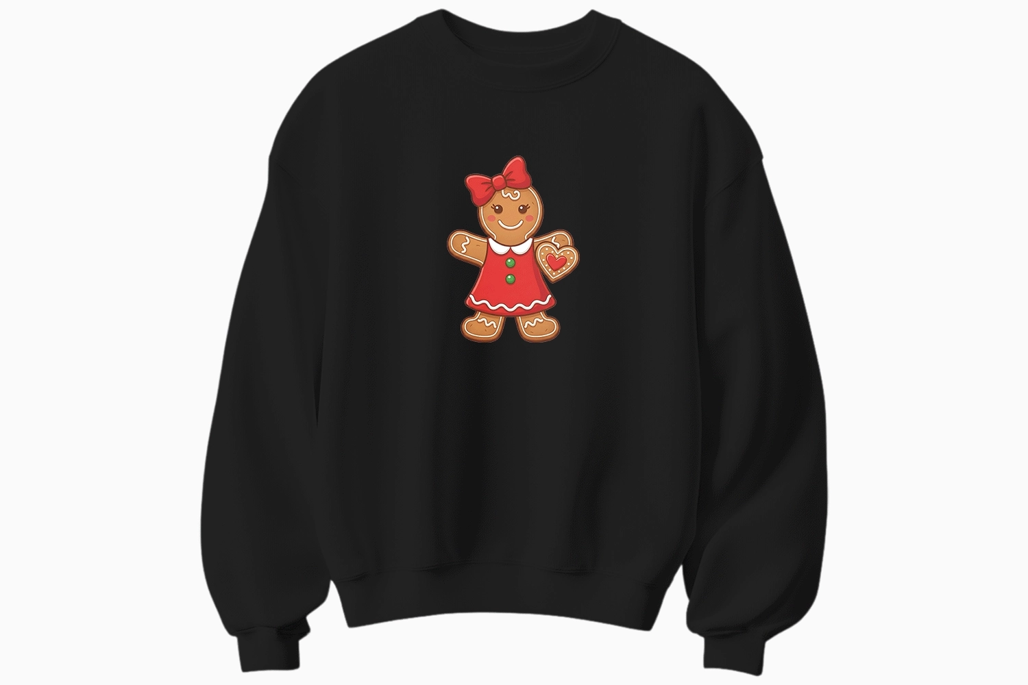 Yılbaşı Kurabiye Temalı Sweatshirt (Kadın)