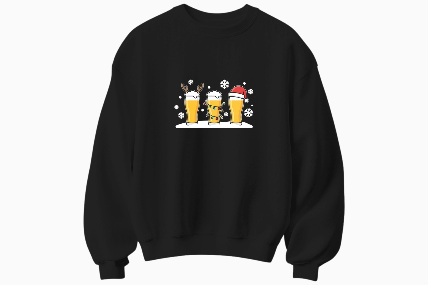 Yılbaşı Beer Temalı Sweatshirt