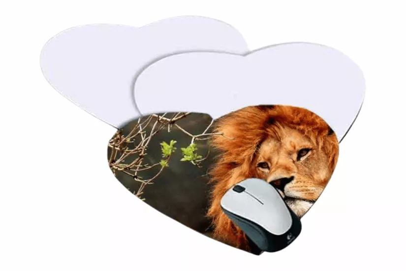 Sublimasyon Kalp Mouse Pad (2 mm)