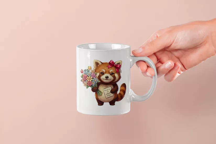 Kızıl Panda - Dünya’nın En Yakışıklı Erkeğine Kupa Tasarımı – Sevgililer Günü Özel