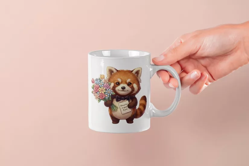 Kızıl Panda - Dünya’nın En Güzel Kızına Kupa Tasarımı – Sevgililer Günü Özel