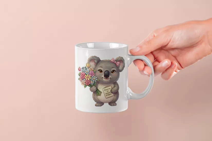Koala - Dünya’nın En Yakışıklı Erkeğine Kupa Tasarımı – Sevgililer Günü Özel