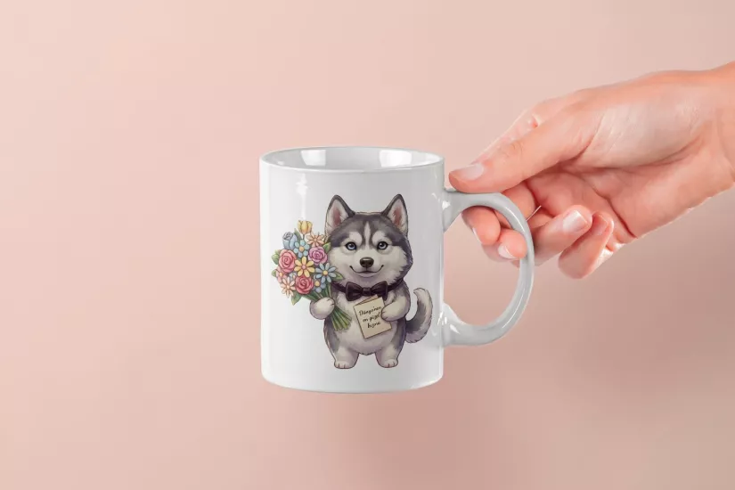 Husky – Dünya’nın En Güzel Kızına Kupa Tasarımı – Sevgililer Günü Özel