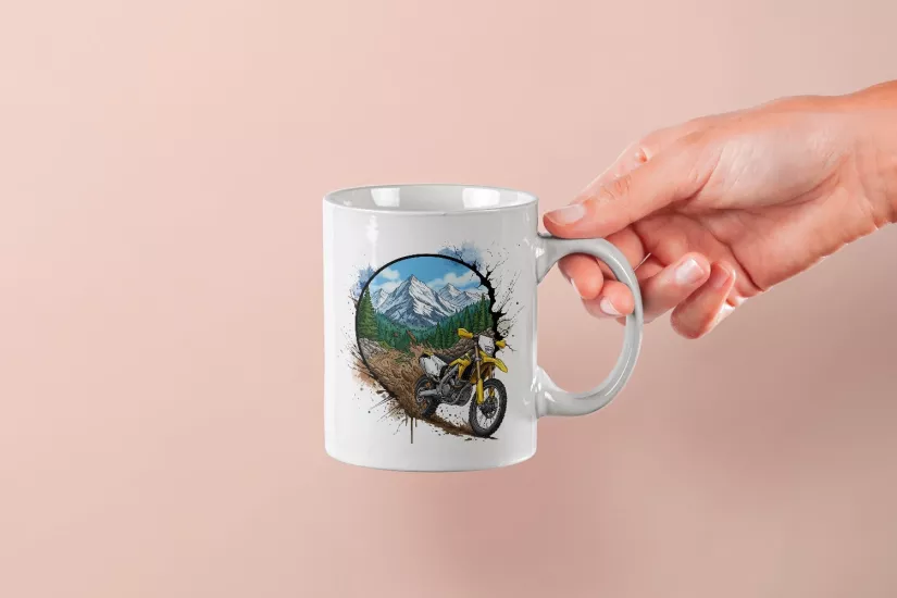 Zirve Rotası Sürüşü - Off-Road Enduro Motor -Motosiklet Temalı Kupa