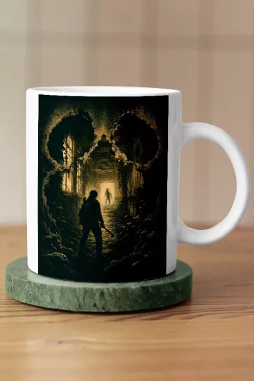 Kurukafa İllüzyonu ve Clicker The Last of Us Fan Art Kupa