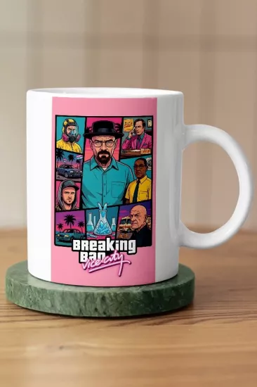 Breaking Bad Vice City Retro Stil Fan Art Kupa 