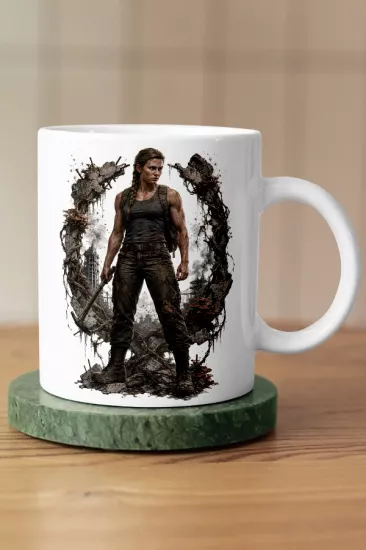 Abby Harabe Çemberli The Last of Us Fan Art Kupa