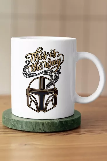 Star Wars Mandalorian This Is The Way Fan Art Tasarım Kupa 