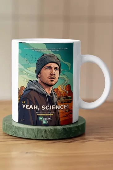 Breaking Bad Jesse Pinkman ’’Yeah Science’’ Fan Art Kupa