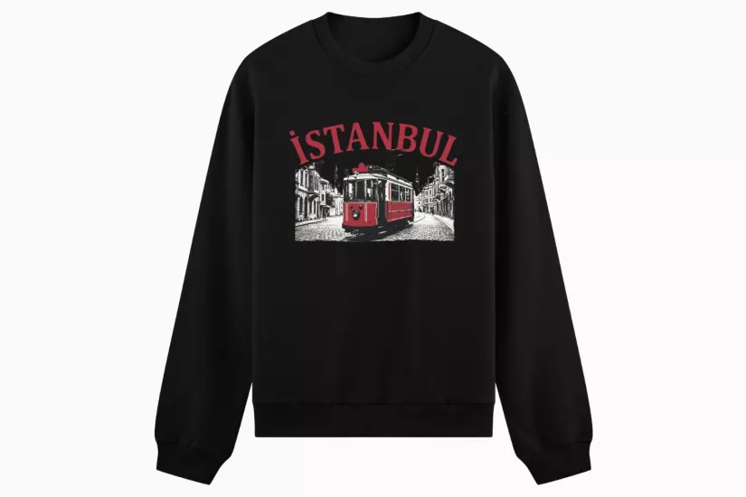 İstanbul Temalı Sweatshirt
