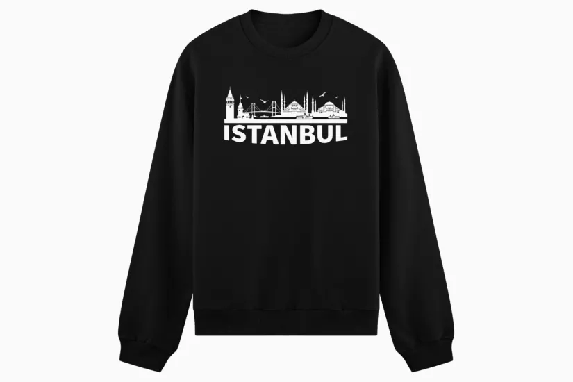 İstanbul Temalı Sweatshirt