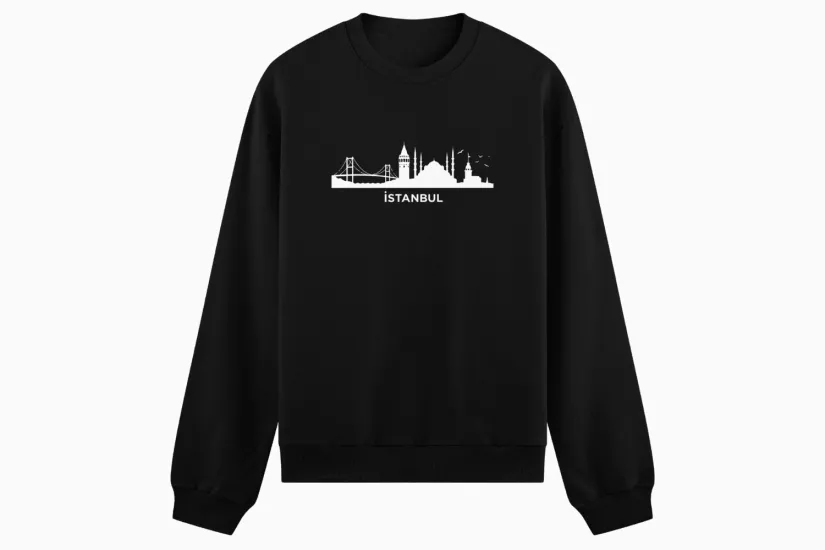 İstanbul Temalı Sweatshirt