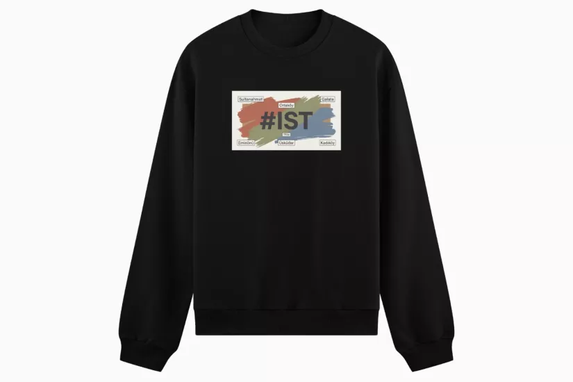İstanbul Temalı Sweatshirt