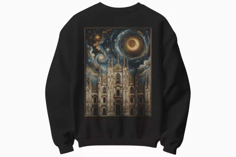 Yıldızlı Gece Temalı Sweatshirt