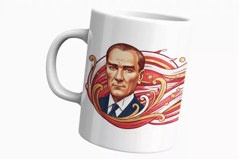 Atatürk ve Cumhuriyet Ateşi Temalı Kupa