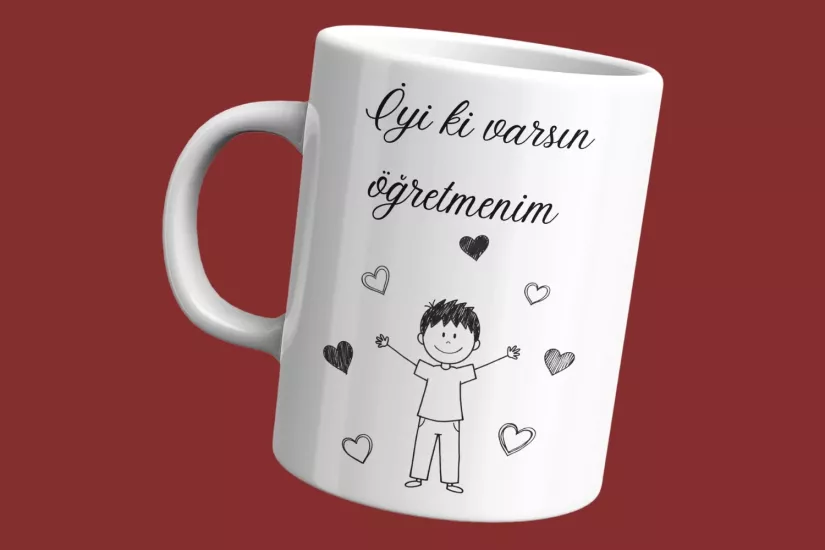 Öğretmenler Günü Temalı Kupa