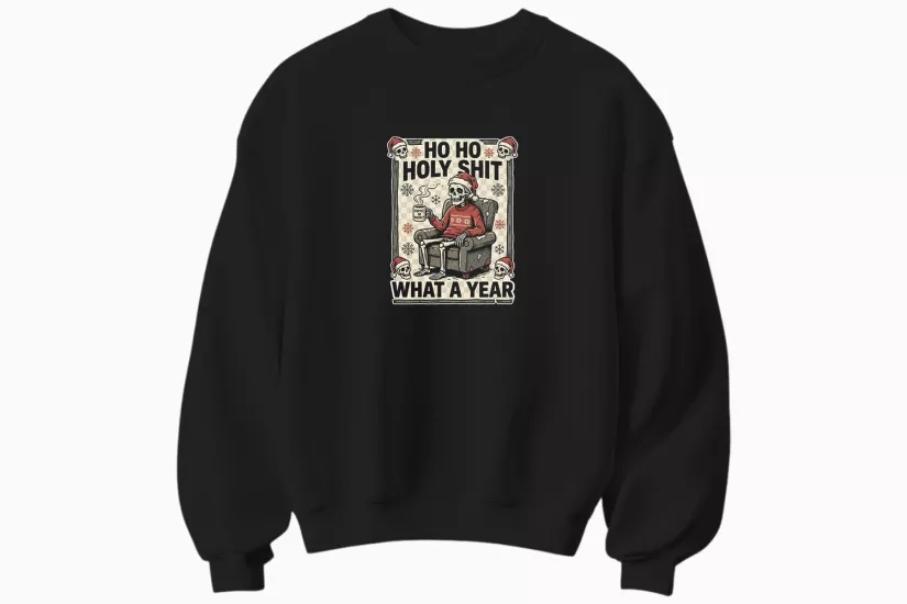 Yılbaş Holy Shit Temalı Sweatshirt