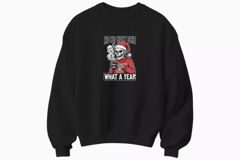Yılbaş Holy Shit Temalı Sweatshirt