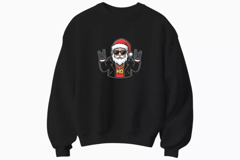 Yılbaşı Noel Baba Temalı Sweatshirt