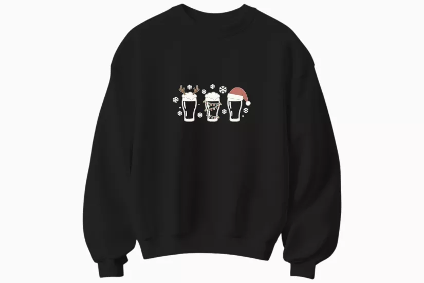 Yılbaşı Beer Temalı Sweatshirt