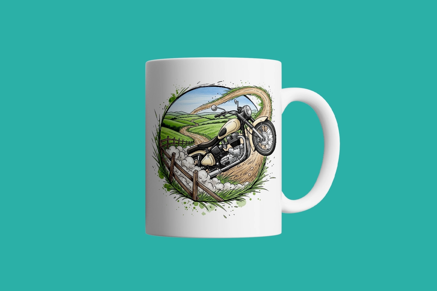 Bozkır Sürüşü - Adventure Motor - Motosiklet Temalı Kupa
