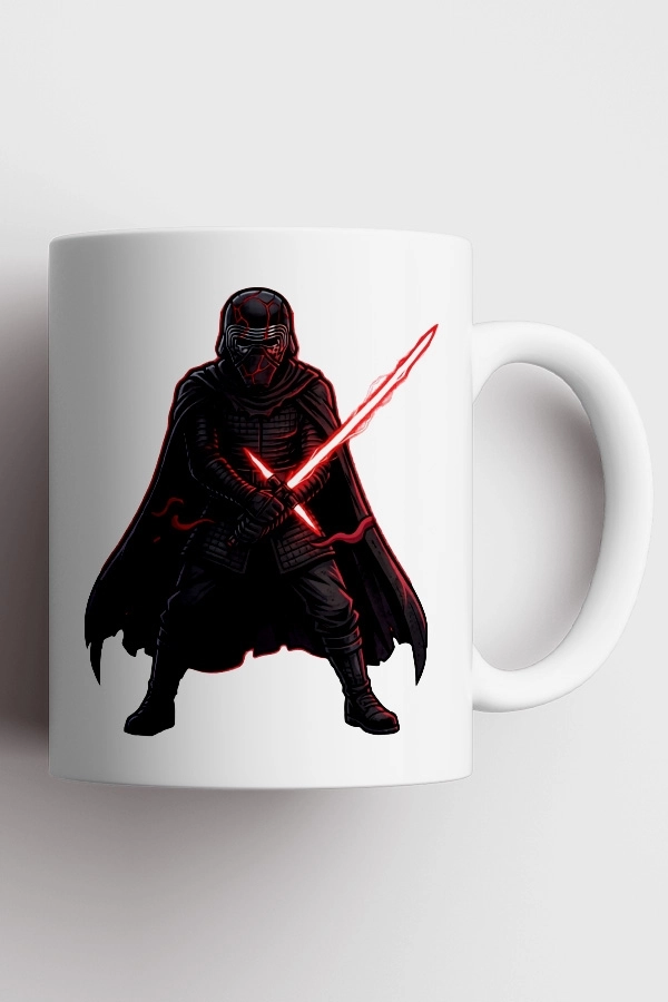 Kylo Ren Işın Kılıçlı Fan Art Kupa 