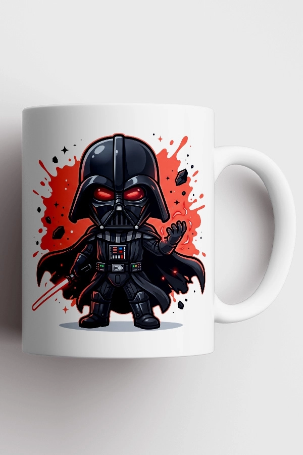 Chib Tarzı Darth Vader Fan Art Kupa 