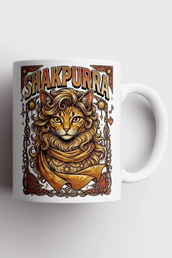 Shakira - Shakpurra Kedi Pop Tasarım Kupa