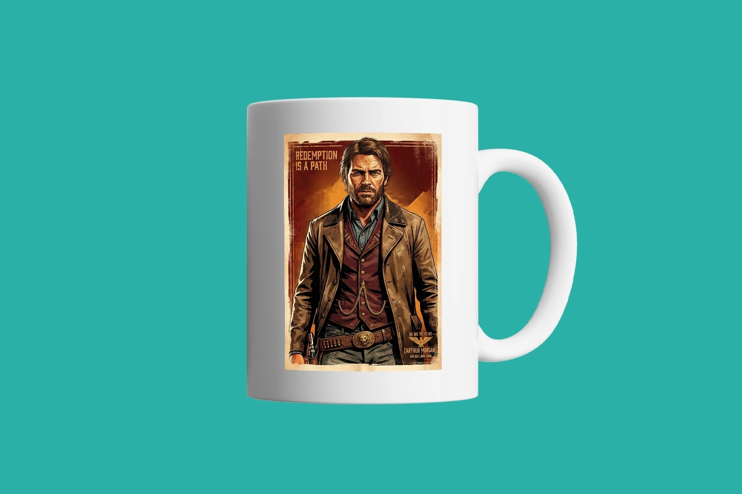 Arthur Morgan Red Dead Redemption 2 Fan Art Western Kupa