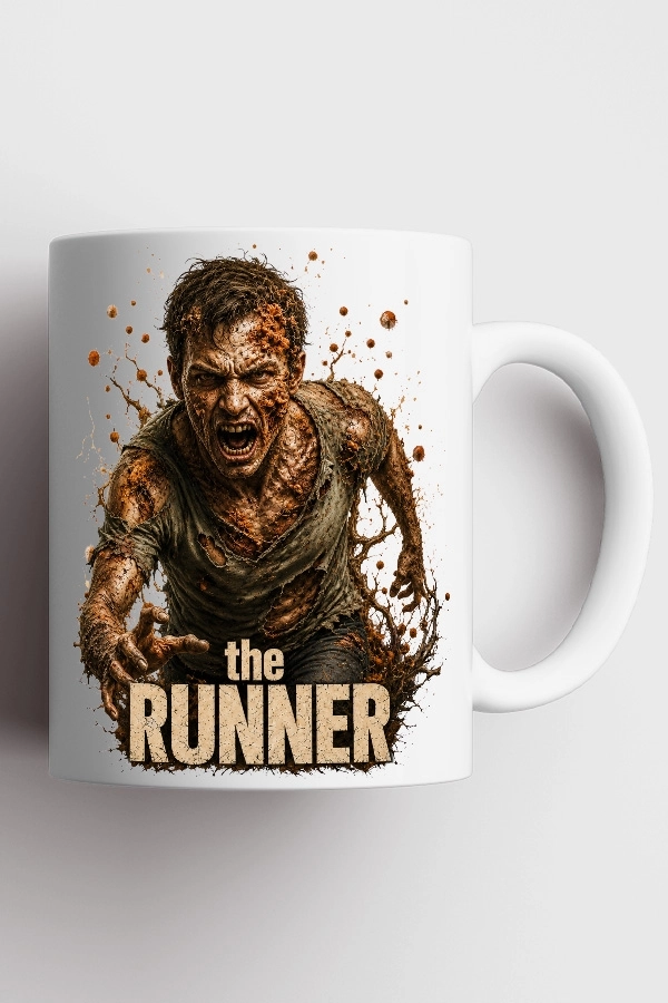 The Runner Zombi Tasarımlı The Last of Us Fan Art Kupa
