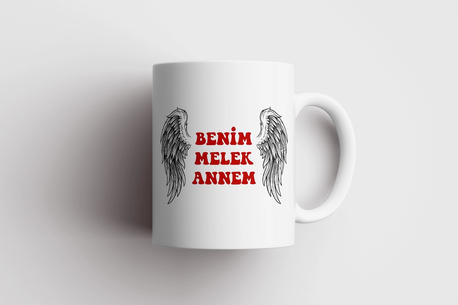 ’’Benim Melek Annem’’ Kanat Tasarımlı Kupa