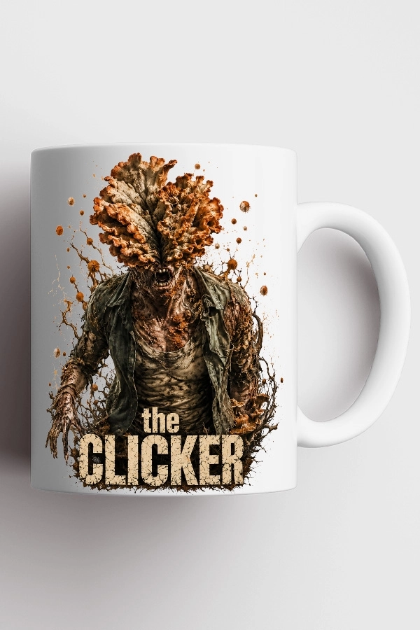 The Clicker Zombi Tasarımlı The Last of Us Fan Art Kupa