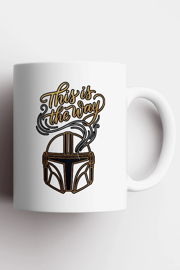 Star Wars Mandalorian This Is The Way Fan Art Tasarım Kupa 