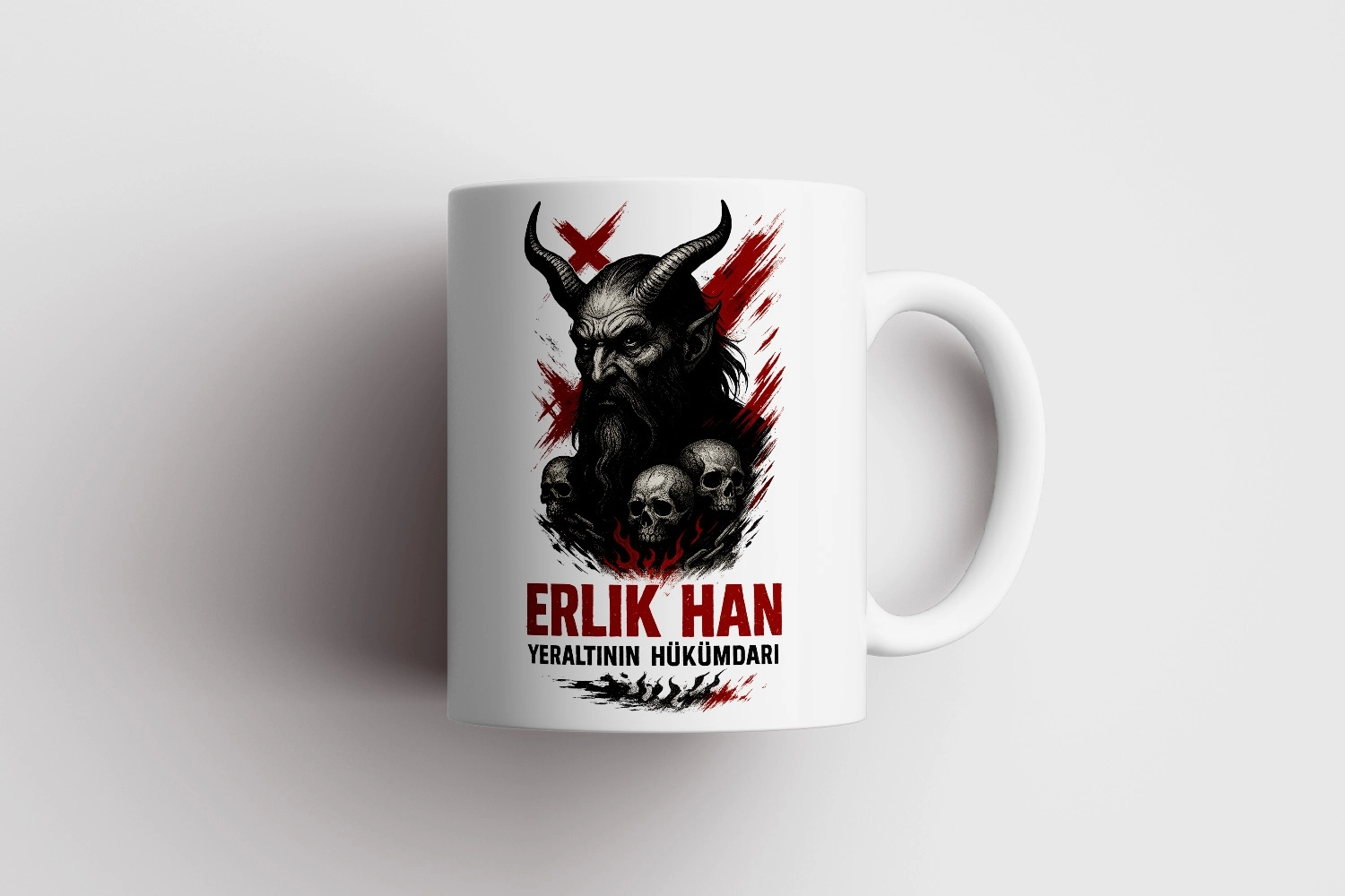 Yeraltının Hükümdarı: Erlik Han Tasarım Kupa