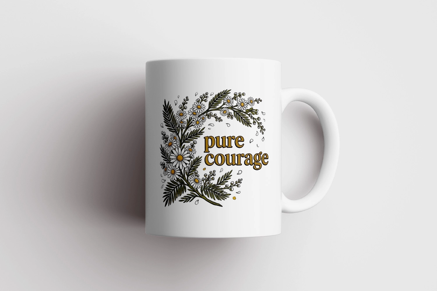 Papatya Esintili ’’Pure Courage’’ Tasarım Kupa
