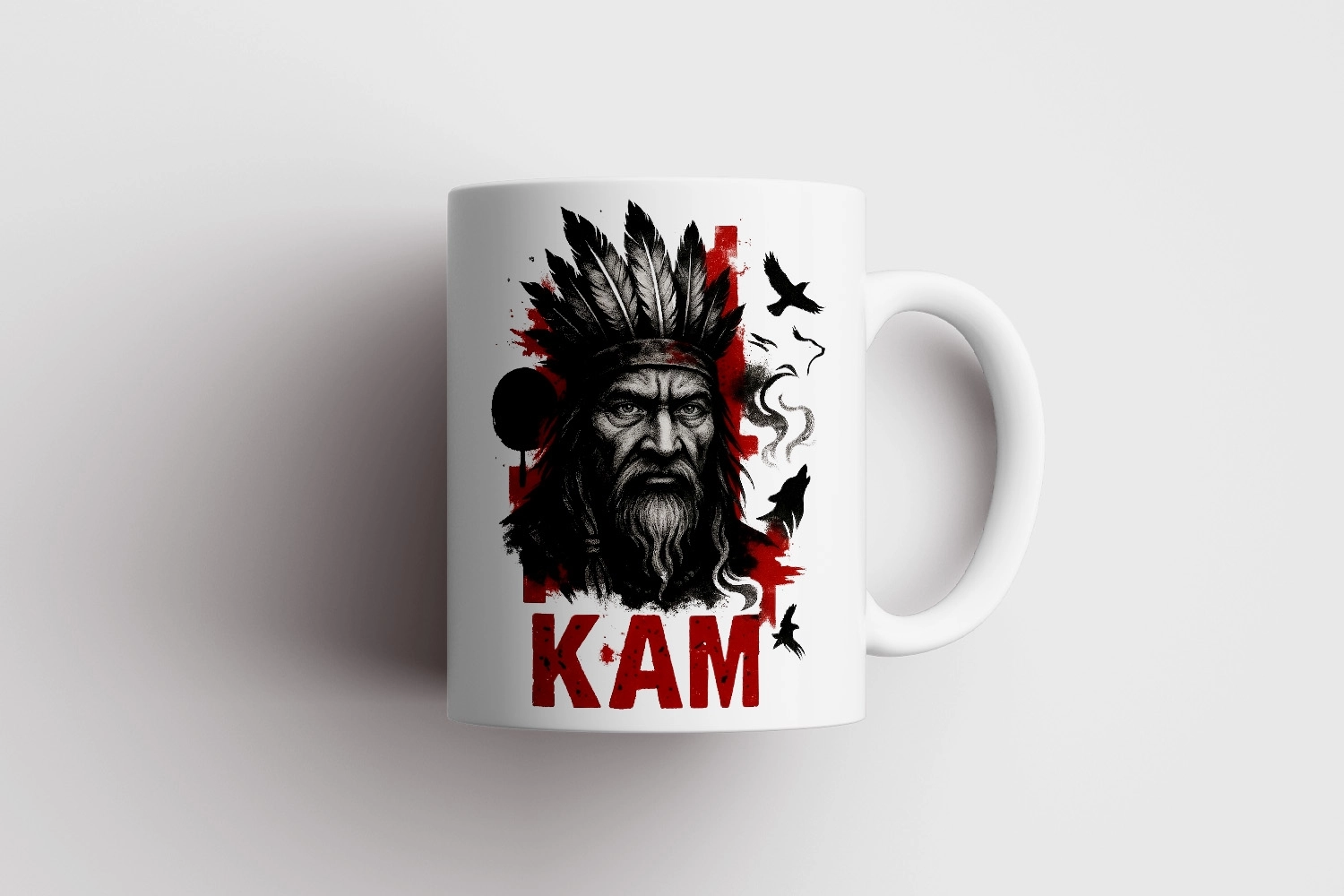 Bilge Kam: Ruhların Rehberi Tasarım Kupa 