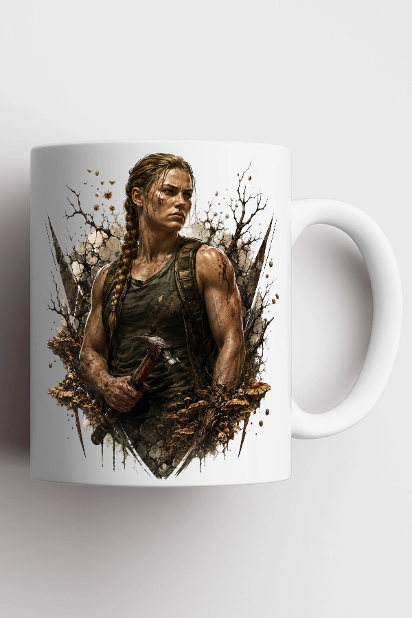 Abby Karakter Tasarımlı The Last of Us Fan Art Kupa