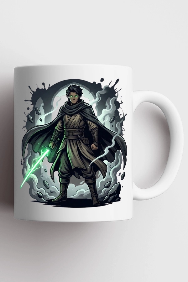 Star Wars Jedi Şövalyesi Fan Art Kupa