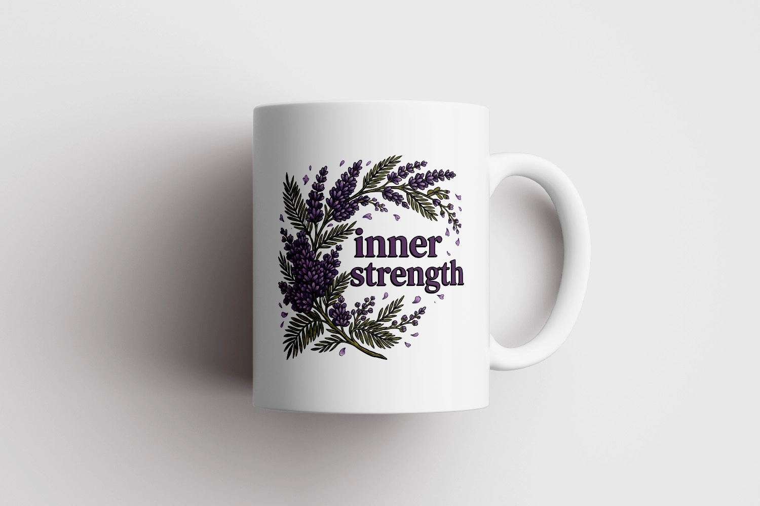 Lavanta Esintili Inner Strength Tasarım Kupa