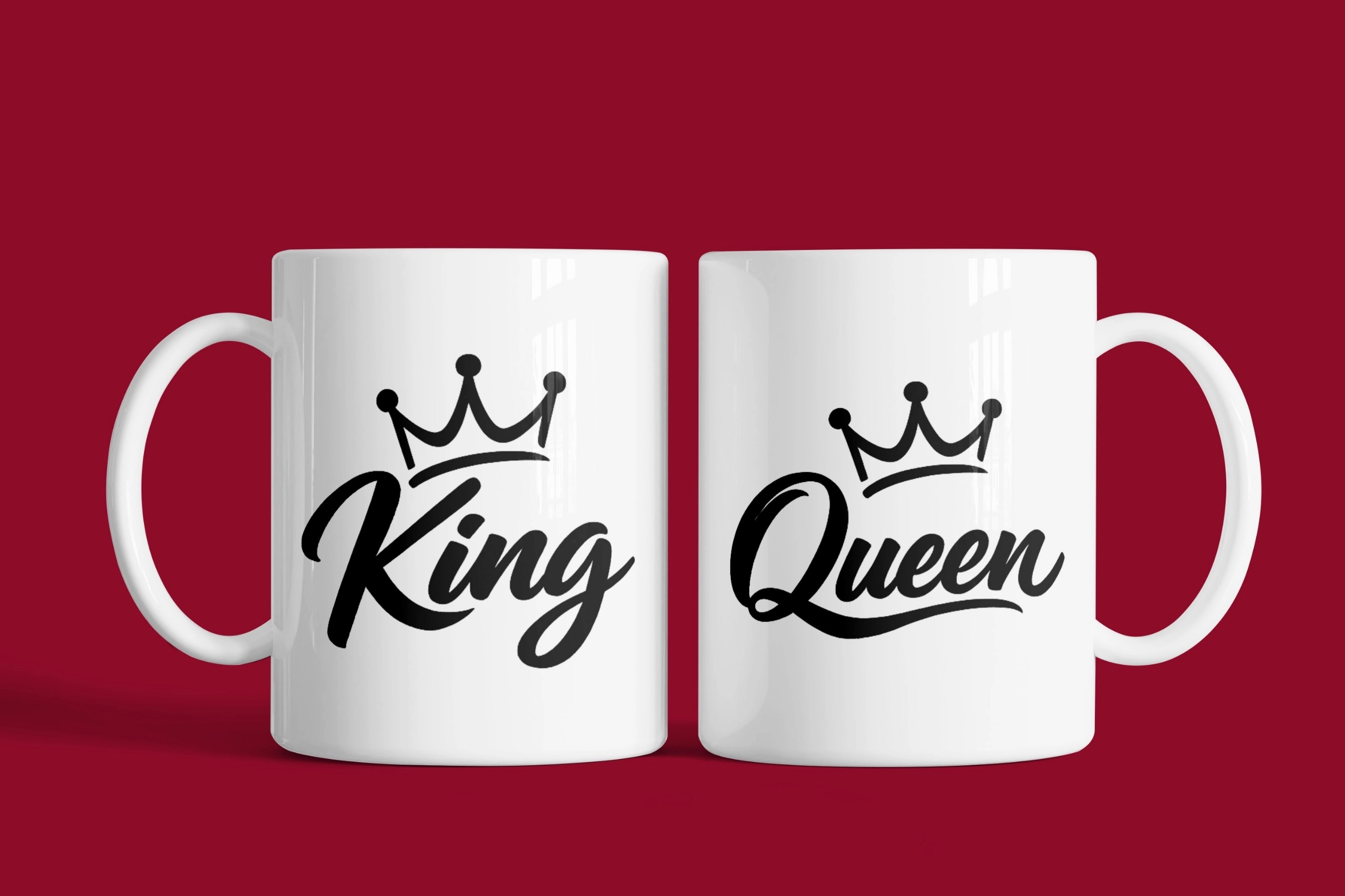 King & Queen – 2’li Kupa Seti | Sevgililer Günü Özel Tasarım