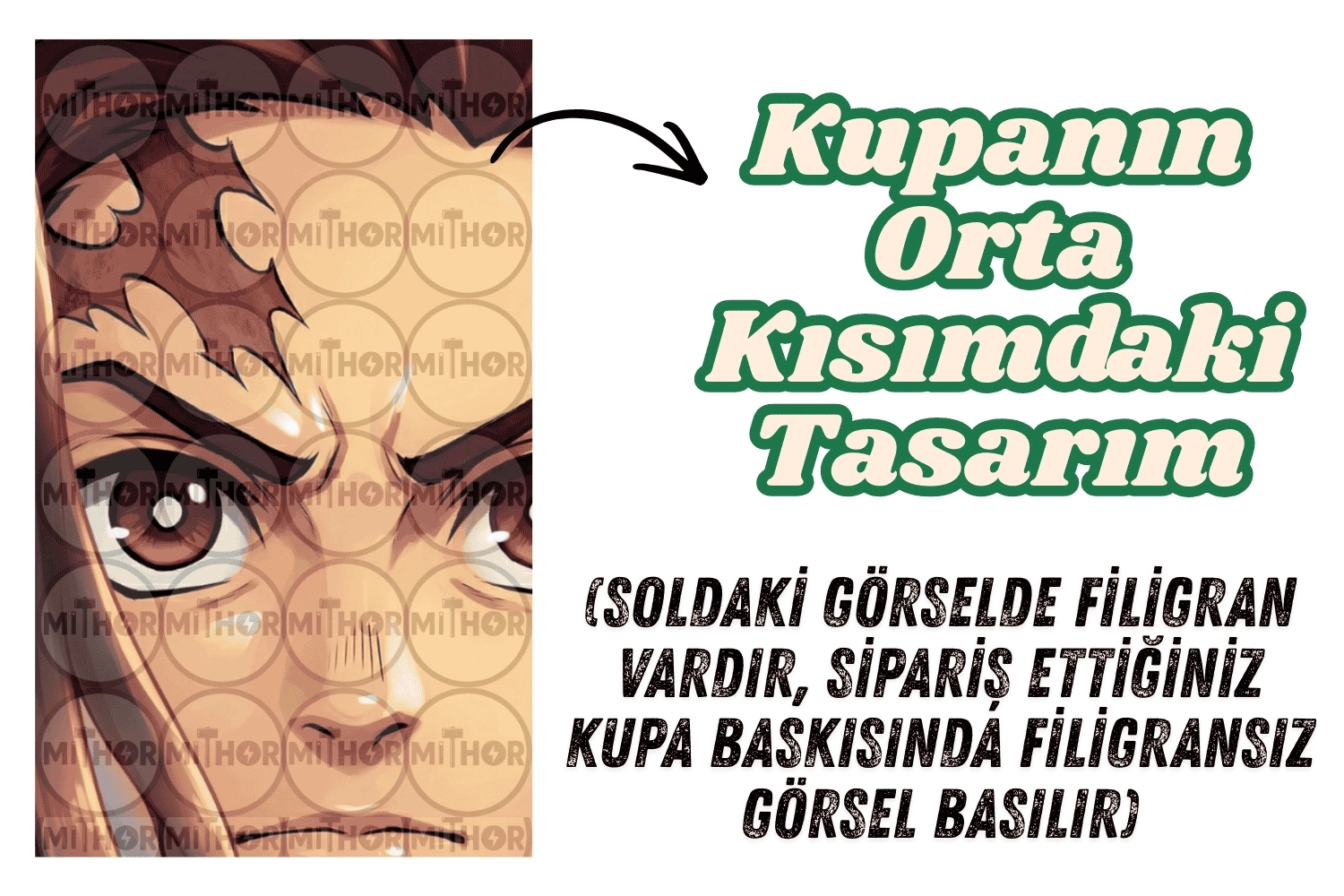 Demon Slayer Nezuko & Zenitsu & Tanjiro Baskılı Kupa Bardak – Anime Temalı Kupa